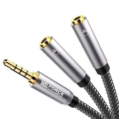 Kabel Aux Splitter Audio 3.5mm Male To 2 Female