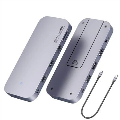 Penutup SDD M.2 Dengan HUB Kabel USB C Boleh Cabut
