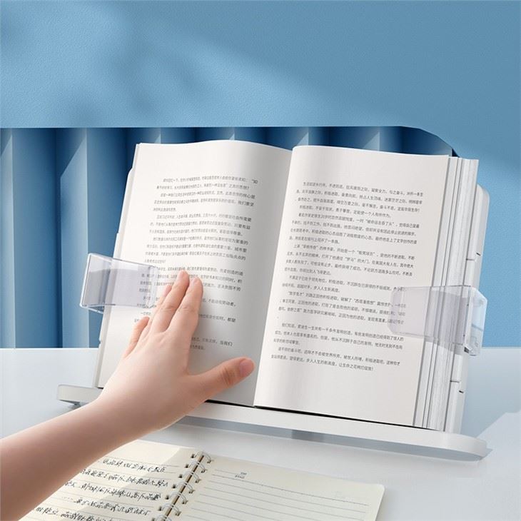 Paper Book Holder Clip Adjust Width Height